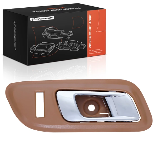 Front Passenger Chrome & Red Interior Door Handle for Ford Taurus 2010-2012