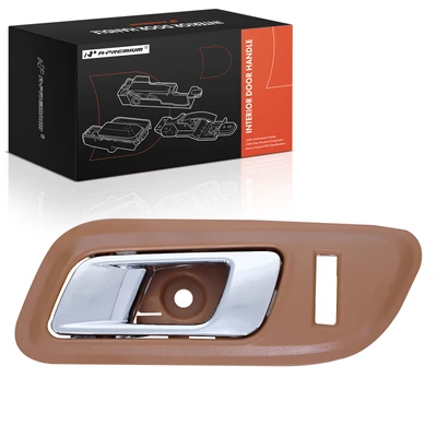 Front Driver Chrome & Red Interior Door Handle