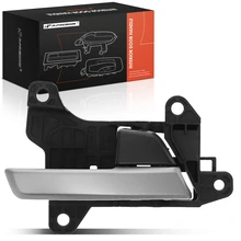 Front Passenger or Rear Passenger Silver & Black Interior Door Handle