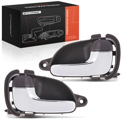 2 Pcs Front Brown Interior Door Handle