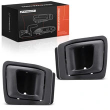 2 Pcs Front Warm Gray Interior Door Handle
