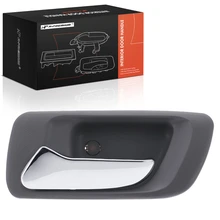 Rear Driver Chrome & Gray Interior Door Handle for 1998-2002 Honda Accord