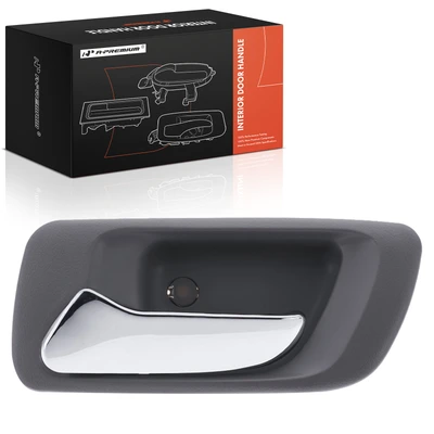 Rear Driver Chrome & Gray Interior Door Handle