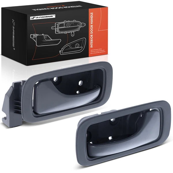 2 Pcs Rear Gray Interior Door Handle for Honda Element 03-11