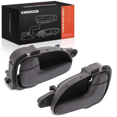 2 Pcs Front All Brown Interior Door Handle