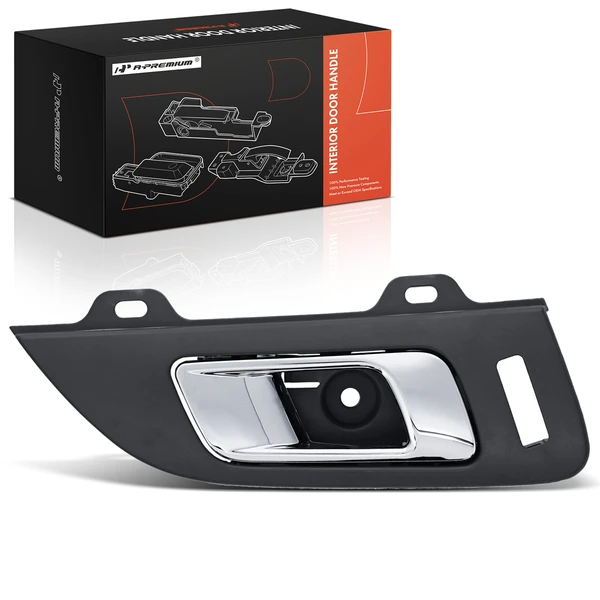 Front Passenger Chrome & Gray Stone Interior Door Handle for Lincoln MKT 2010-2016