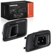 2 Pcs Rear Warm Gray Interior Door Handle