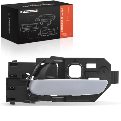 Front Driver or Rear Driver Black & Gray Interior Door Handle