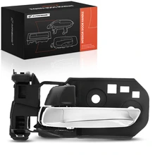 Front Driver or Rear Driver Chrome & Black Interior Door Handle