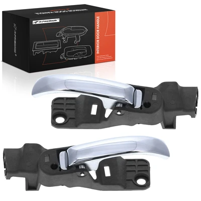 2 Pcs Front & Rear Chrome Interior Door Handle