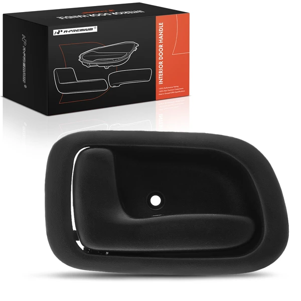 Front Driver or Rear Driver Black Interior Door Handle for Toyota Corolla 1998-2002