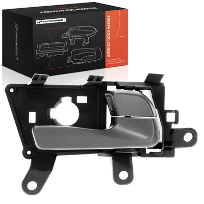 Front Passenger Black Interior Door Handle