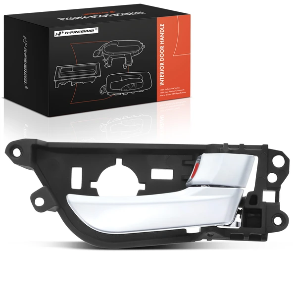 Front Passenger or Rear Passenger Silver Handle & Knob Interior Door Handle for Hyundai