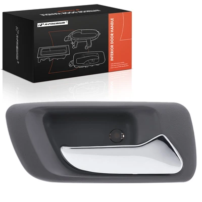 Rear Passenger Chrome & Gray Interior Door Handle