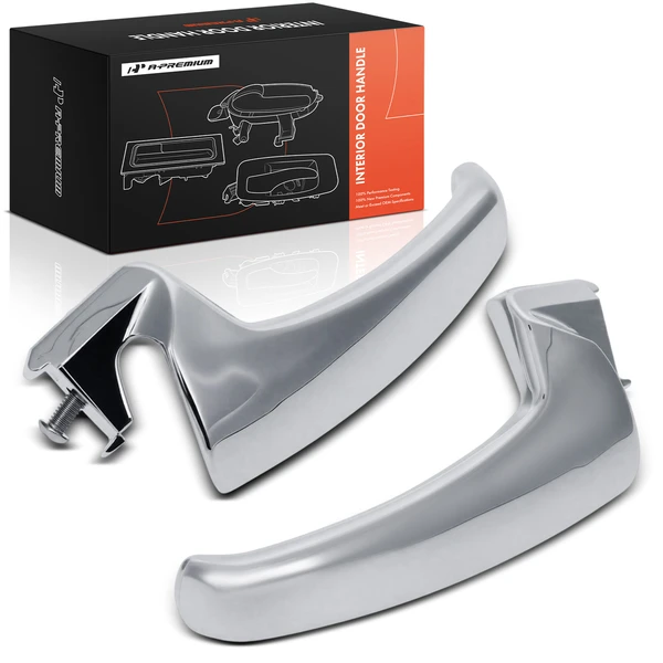 2 Pcs Front Driver & Passenger Interior Door Handle for Dodge Ram 1500 1994-2001 Ram 2500 Ram 3500