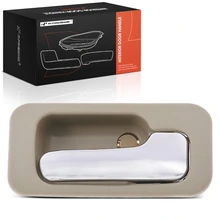 Rear Passenger Chrome & Beige Interior Door Handle for 1990-1993 Honda Accord