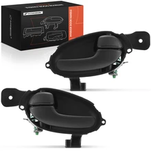 2 Pcs Front & Rear Black Interior Door Handle for 2005-2009 Saab 9-7x