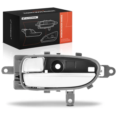 Beige & Silver Interior Door Handle