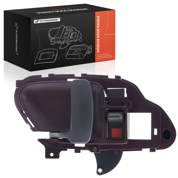 Front Driver or Rear Driver Textured Red Interior Door Handle for 1995-2000 GMC K2500