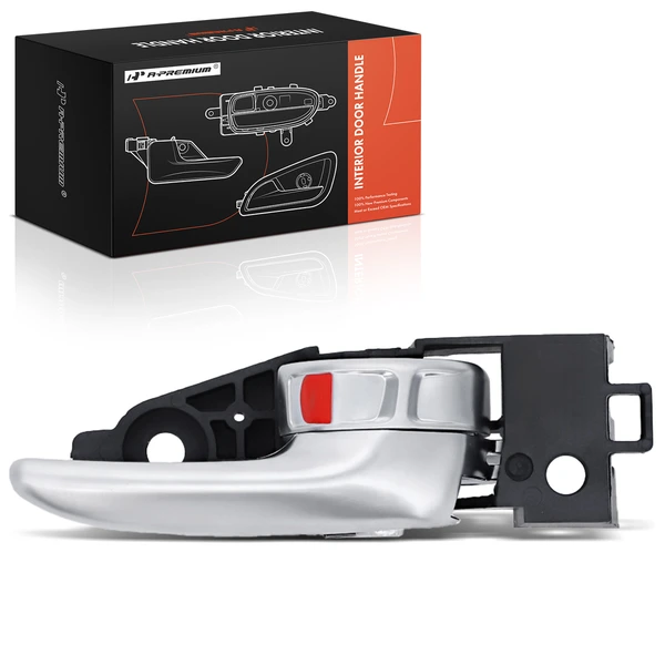 Front Passenger or Rear Passenger Silver Interior Door Handle for Dodge Dart 2013-2016