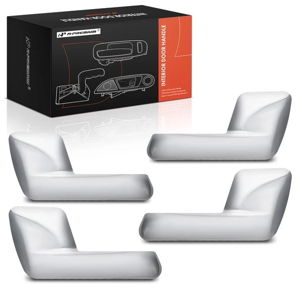 4 Pcs Front & Rear Chrome Interior Door Handle for 2005-2006 Ford Expedition