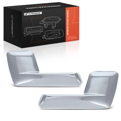 2 Pcs Front & Rear Chrome Interior Door Handle