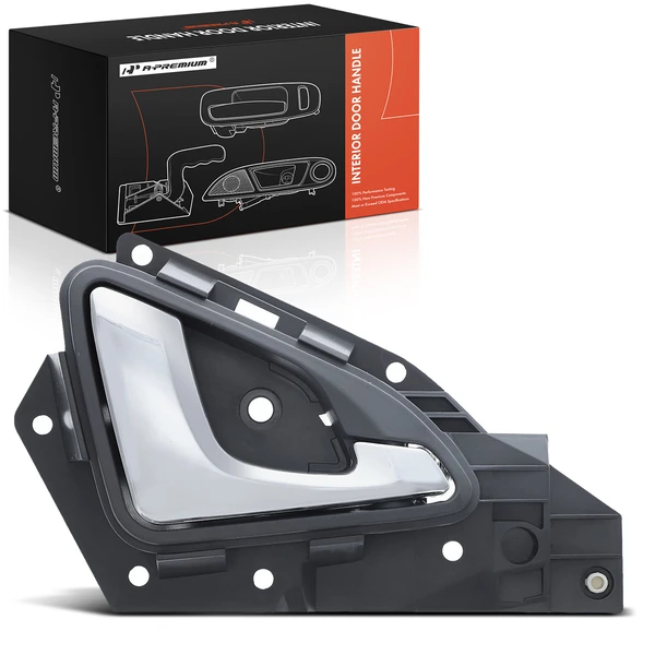 Front Passenger Chrome & Gray Interior Door Handle for Honda Odyssey 2005-2010