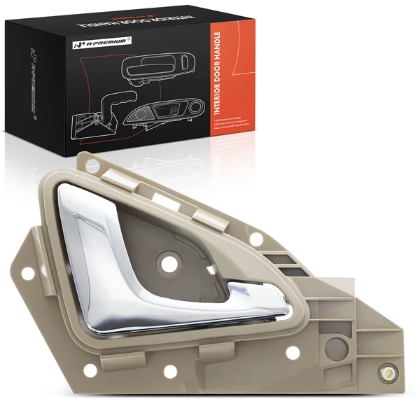 Front Passenger Chrome & Ivory Interior Door Handle for Honda Odyssey 2005-2010