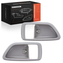 2 Pcs Front & Rear Beige Interior Door Handle
