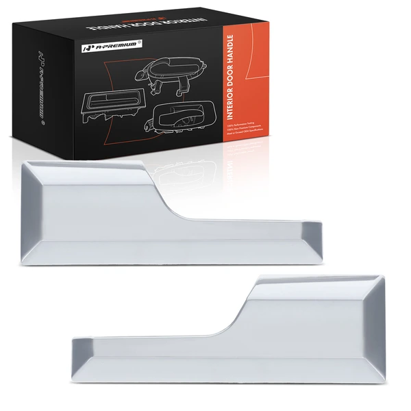 2 Pcs Front & Rear Chrome Interior Door Handle for 2007-2017 Lincoln Navigator