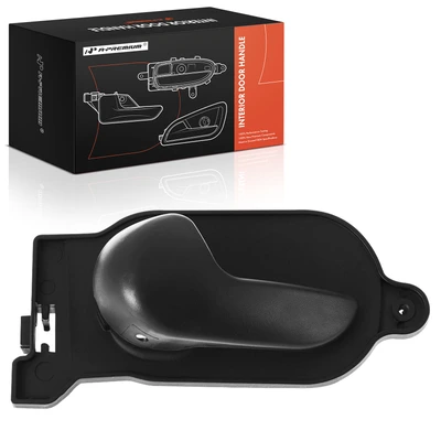 Front Driver or Rear Driver Black Interior Door Handle