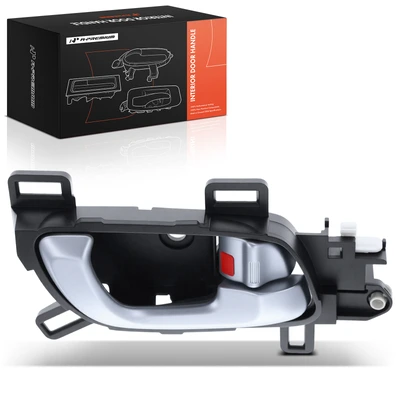 Rear Passenger Silver & Black Interior Door Handle