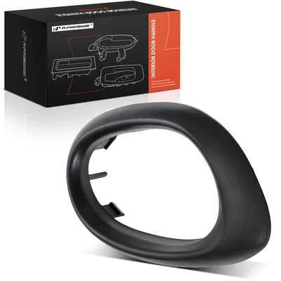 Rear Driver Textured Black Interior Handle Bezel
