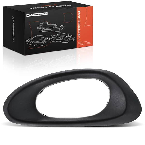 Front Passenger Texture Black Interior Door Handle Bezel for Chevy Trailblazer