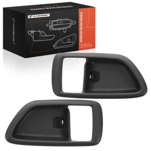 2 Pcs Front & Rear Deep Gray Interior Door Handle