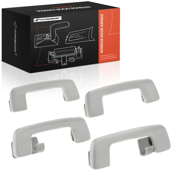 4 Pcs Front & Rear Gray Interior Grab Handle for 2006-2011 Mercury Milan