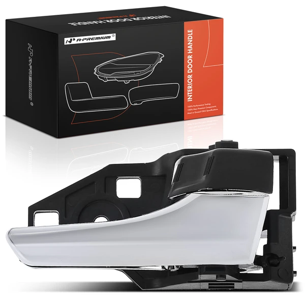 Black & Chrome Interior Door Handle for 2013-2016 Toyota Avalon