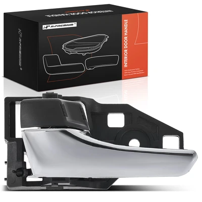 Black & Chrome Interior Door Handle