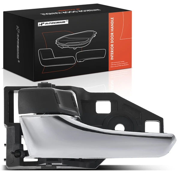 Black & Chrome Interior Door Handle for 2013-2016 Toyota Avalon