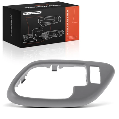 Front Passenger Gray Interior Door Handle Bezel