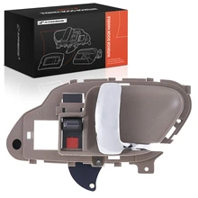 Front Passenger or Rear Passenger Brown & Chrome Interior Door Handle for 1995-2000 GMC C2500