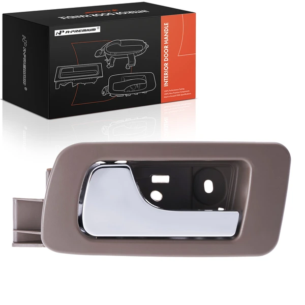 Rear Driver Chrome & Beige Interior Door Handle for Cadillac STS 2005-2011 Sedan