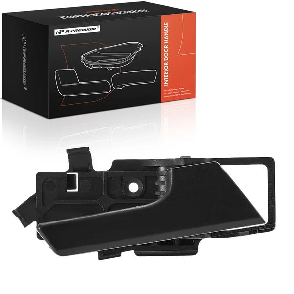 Front Passenger or Rear Passenger Black Interior Door Handle for 2009-2010 Pontiac G3