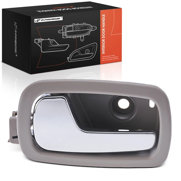 Rear Passenger Chrome & Gray Interior Door Handle for 2007-2010 Pontiac G5