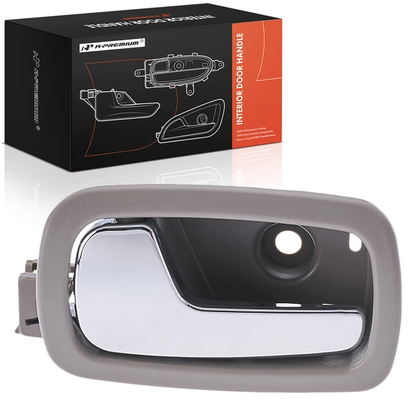 Rear Driver Chrome & Gray Interior Door Handle for 2005-2010 Chevrolet Cobalt