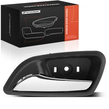 Front Driver or Rear Driver Chrome & Black Interior Door Handle