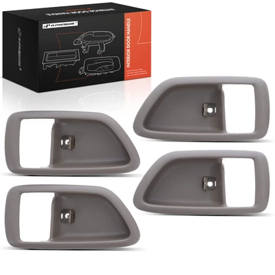 4 Pcs Front & Rear Brown (Oak) Interior Door Handle