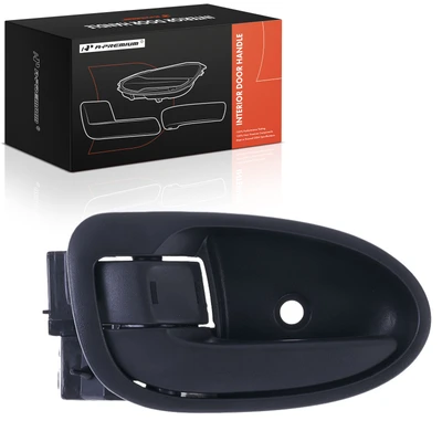 Front Driver or Rear Driver Smooth Black Interior Door Handle