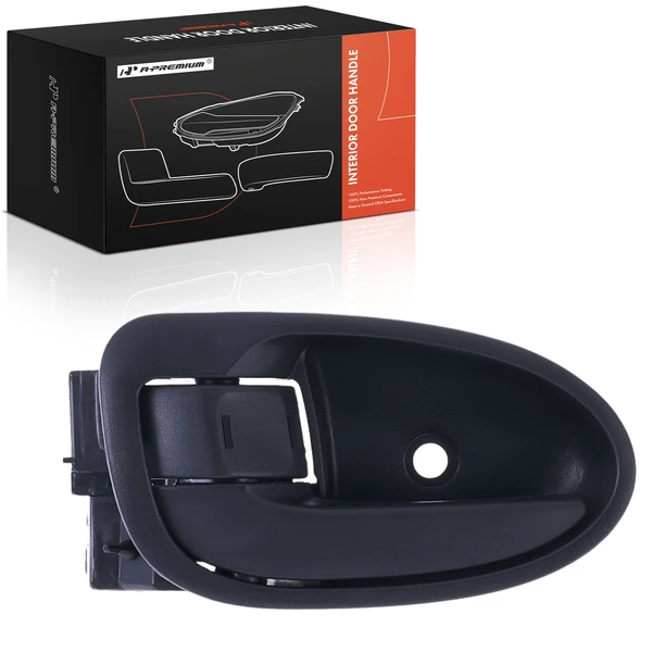 Front Driver or Rear Driver Smooth Black Interior Door Handle for Toyota Yaris 07-11