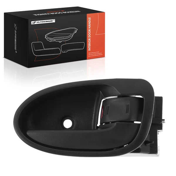 Front Passenger or Rear Passenger Black Interior Door Handle for Toyota Yaris 07-11 1.5L